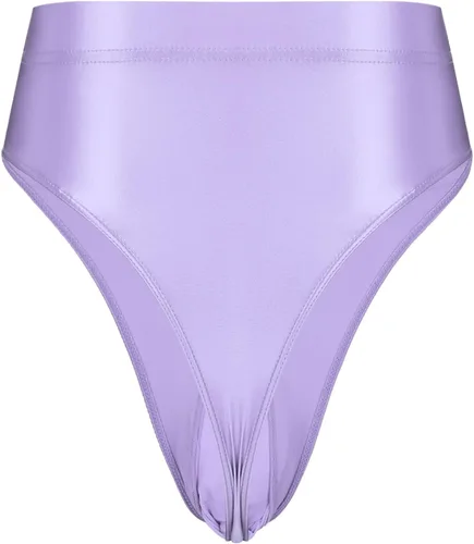 Vista 2 de YiZYiF Braguitas de medias brillantes para hombre, bolsa de bulto, ropa interior suave transparente