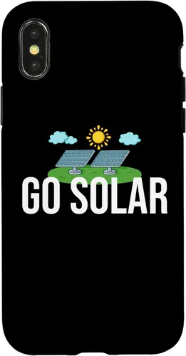 Vista 4 de Carcasa para el hogar con panel solar para iPhone 15 Solar Energy Power System
