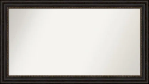 Vista 731 de Amanti Art Espejo de pared personalizado no biselado (25 x 25 pulgadas), marco de bronce acentuado, varios tamaños personalizados, espejo de baño