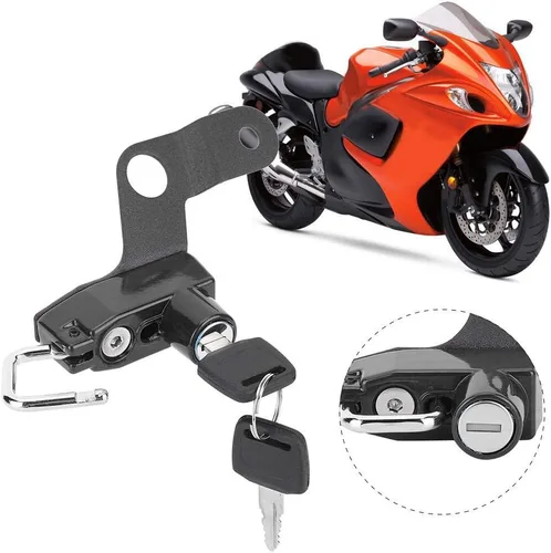 Vista 5 de Fydun Gancho de montaje para casco de motocicleta, aleación de aluminio, antirrobo, kit de modificación de motocicleta 1300R / 2008 en adelante