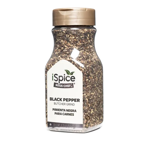 Vista 15 de iSpice Pimienta negra entera 18 onzas Tamaño al por mayor Especia gourmet Kosher