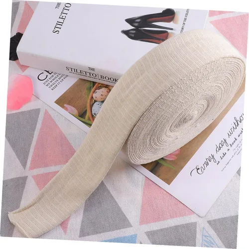 Vista 6 de 2 rollos tubulares Stockinette de alta elasticidad de algodón fundido para piernas Material cómodo y transpirable para protección y apoyo