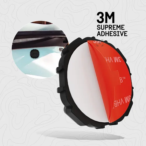 Vista 2 de Pelican Marine - Paquete de 1 soporte para AirTag impermeable IP68 – Funda Air Tag con adhesivo 3M – Cubierta AirTag a prueba de golpes – Soporte