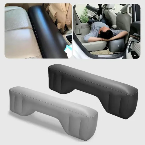 Vista 7 de Relleno de espacio para asiento trasero, accesorios inflables para colchón de automóvil, relleno inflable para espacios de asiento trasero del Azul