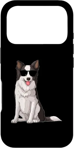 Vista 30 de Border Collie With Sunglasses Funny Border Collie Owner Dog Case for iPhone 16