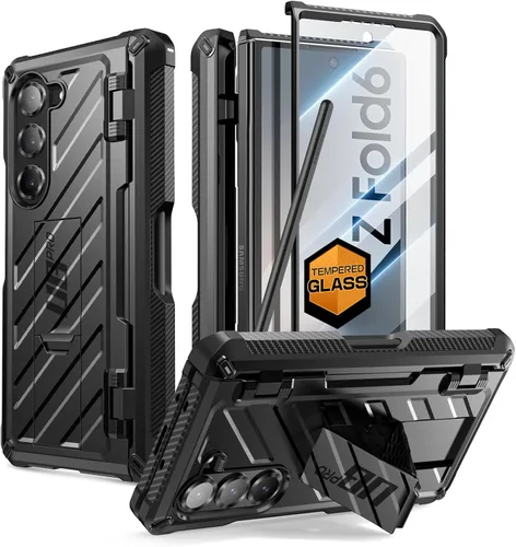 Vista 26 de SUPCASE Unicorn Beetle Pro Series - Funda para Samsung Galaxy Z Fold 3 5G (2021), carcasa resistente de doble capa de cuerpo completo con protector
