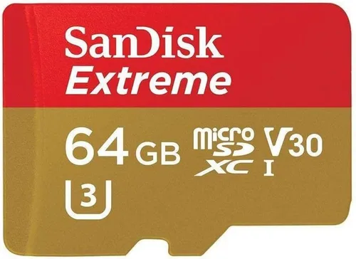 Vista 2 de SanDisk Extreme 64 GB Clase 10/UHS-I (U3) microSDXC
