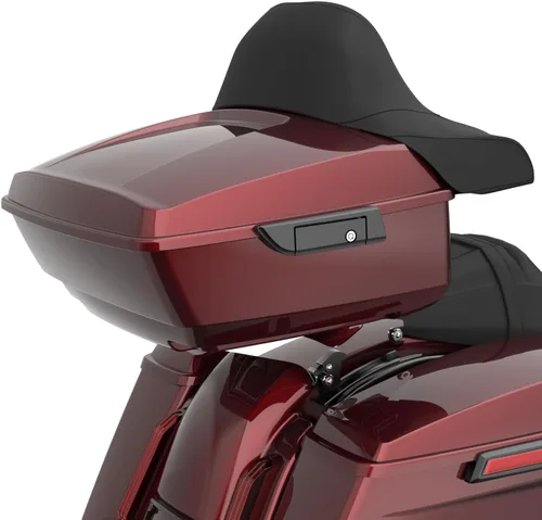 Vista 11 de Moto Onfire King Tour - Maletero con almohadilla de respaldo para Harley Touring 1997+ (Barracuda Silver)