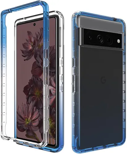 Vista 37 de Pzwoxukhov Funda para Xiaomi Poco M3 M2010J19CG M2010J19CI Caso, alta transparencia, color degradado, funda de absorción de impactos anticaída