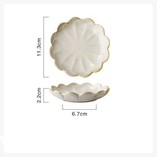 Vista 5 de Zelevii Bandeja de joyería, plato de cerámica para anillos, organizador de joyas, regalos para mujeres, mamá, mejor amiga, hija, amistad, hermana