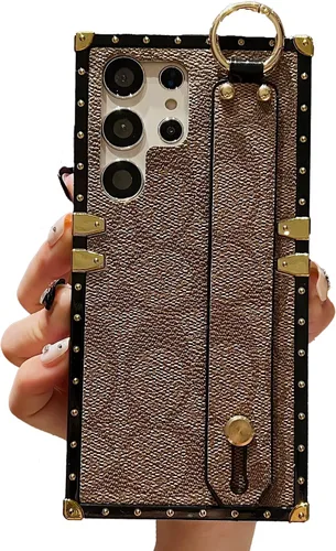Vista 14 de Funda protectora anticaídas diseñada para Samsung Galaxy S23 Ultra de 6.8 pulgadas (marrón)
