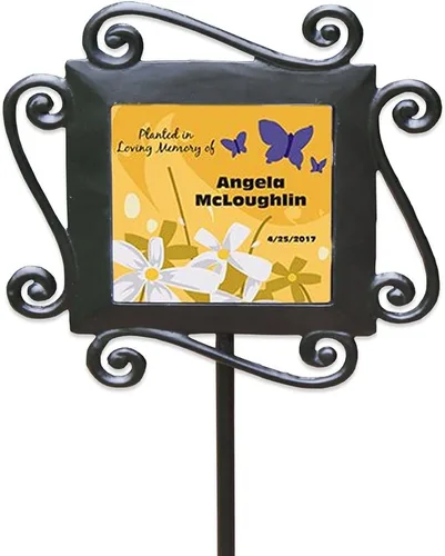 Vista 29 de GiftsForYouNow, estaca de jardín conmemorativa para mascota de hierro forjado, 28 x 8.5