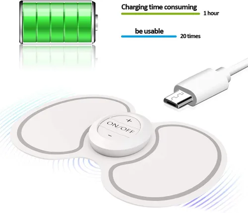 Vista 6 de OSITO FSA Unidad TENS inalámbrica Estimulador muscular Máquina de masaje EMS con control remoto recargable mini dispositivo de terapia de alivio
