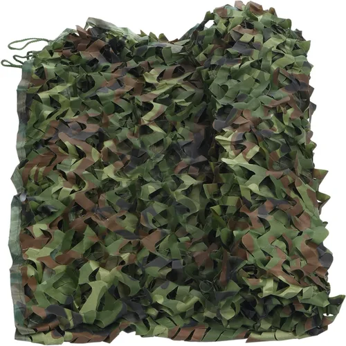 Vista 7 de PATIKIL Camouflage Netting Camo Net 210D Oxford Durable Camo Mesh Netting Blind Sunshade Hunting Shooting Hide Army for Camping Theme Party