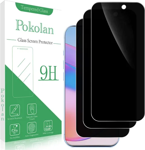 Vista 17 de Pokolan Protector de pantalla de privacidad diseñado para iPhone 11 Pro Max Negro