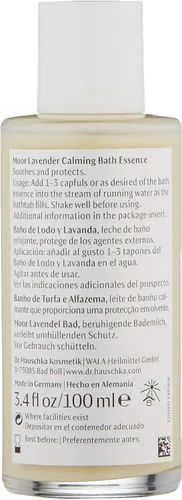 Vista 4 de Dr. Hauschka Moor Lavender - Esencia calmante de baño, 3.4 onzas líquidas