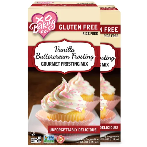 Vista 17 de XO Baking Co. Mezcla gourmet para pastel de zanahoria sin gluten; contiene zanahorias reales; sin OGM; kosher; sin arroz; sin soja; sin lácteos; sin