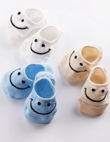 Vista 5 de BabaMate 6 pares de calcetines de algodón de moda para niños y niñas