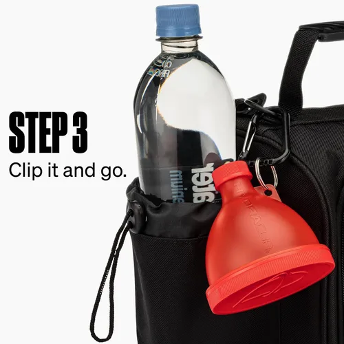 Vista 5 de Hydra Cup [6 Pack] Set de Embudos ProStand con Soporte para Llenar Botellas de Agua, Botellas Agitadoras con Polvo de Proteína, Set