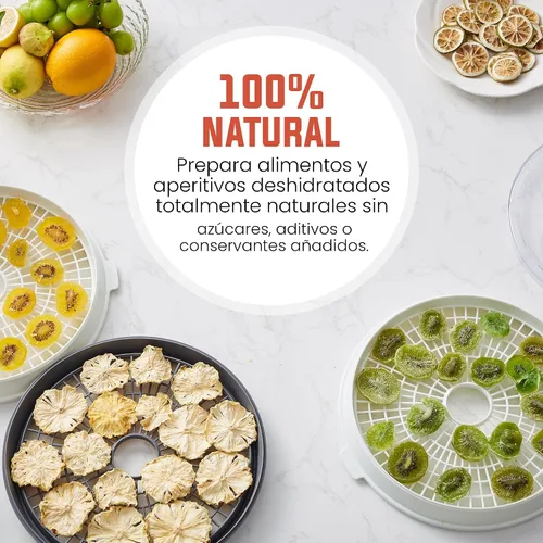 Vista 5 de Elite Gourmet Deshidratador digital de alimentos, 5 bandejas SlimStore
