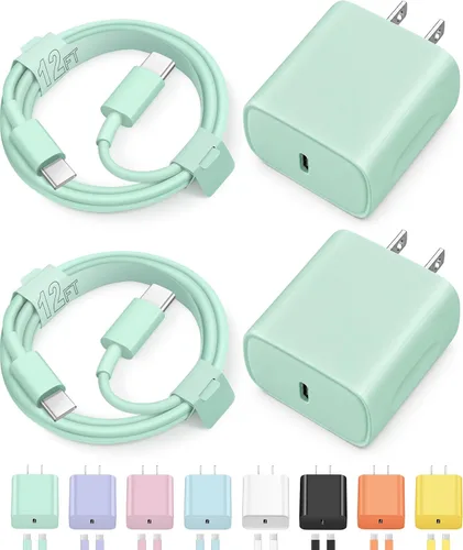 Vista 21 de Cargador de carga rápida USB C de 3 pies para iPhone 17, 16, 15, carga rápida, paquete de 2 unidades para iPhone 17/17 Plus/17 Pro/17 Pro Max/iPhone