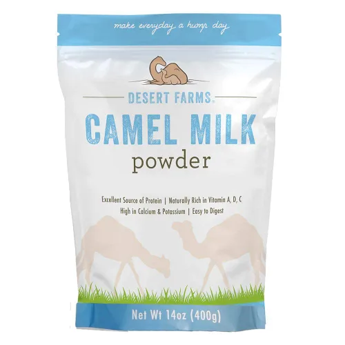 Vista 8 de Desert Farms Leche de camello entera orgánica en polvo certificada PALEO y KETO libre de alérgenos sin OMG, fácil de mezclar, leche en polvo