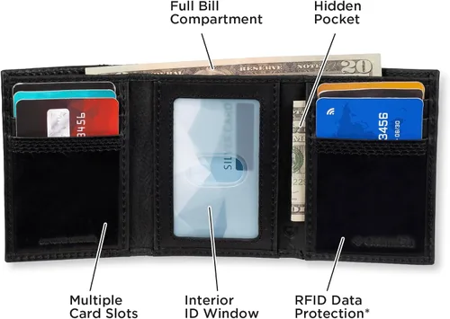 Vista 17 de Columbia Billetera triple RFID para hombre