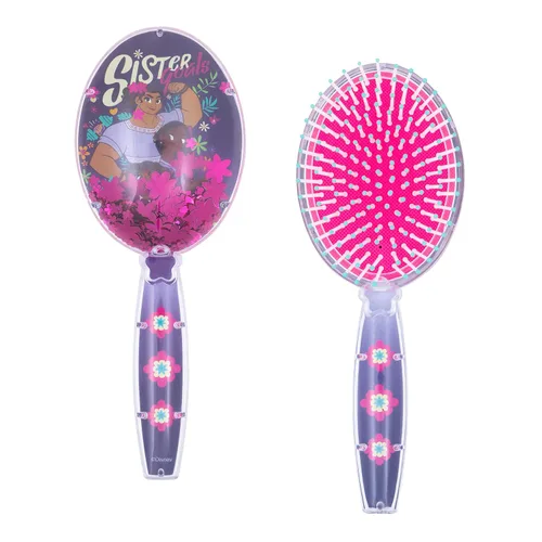 Vista 7 de CoComelon - Cepillo de pelo con estrellas mágicas brillantes y confeti, color verde, cepillo de pelo para niños a partir de 3 años