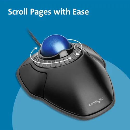 Vista 4 de Kensington Orbit Trackball Mouse con anillo de desplazamiento (K72337US), 4 1/2X5 1/2X2