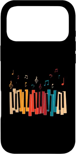 Vista 22 de iPhone 11 Pro Notas de Música Teclado Colorido Piano Case