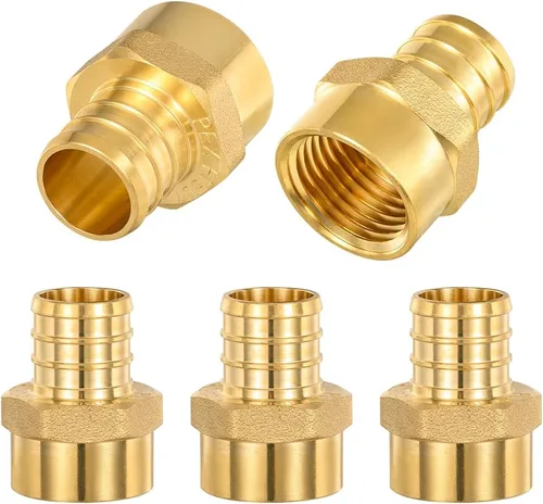 Vista 11 de Paquete de 2 adaptadores hembra Pex X 1 pulgada FIP de 1 pulgada, tubo Pex de 1 pulgada a rosca hembra NPT de 1 pulgada, puerto completo, sin plomo