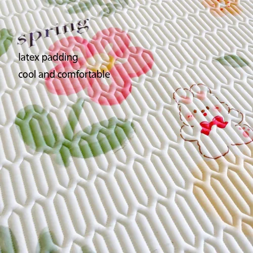 Vista 3 de FCLDESHOP Comfort Hotel - Sábana bajera ajustable con bolsillo profundo con estampado de látex de verano, para dormitorio de niños y niñas, Flor