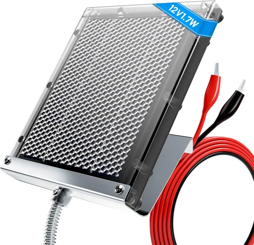 Vista 11 de POWOXI 6V 1.5W alimentador de ciervos panel solar impermeable con soporte