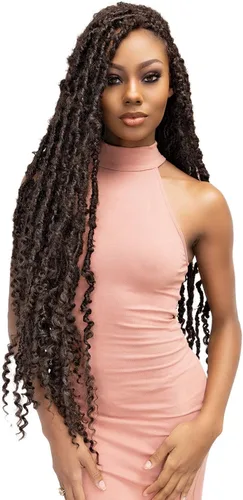 Vista 7 de Janet Colección Crochet Trenzas Nala Tress Maverick Locs 24