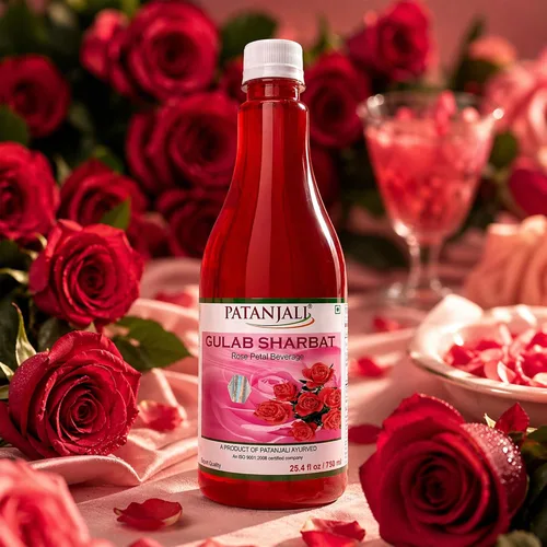 Vista 8 de Patanjali Gulab Sharbat - Botella de 25.4 fl oz