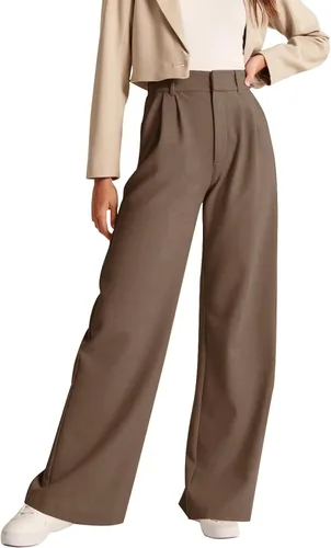 Vista 21 de NIMIN Pantalones de trabajo para mujer, trajes casuales de negocios