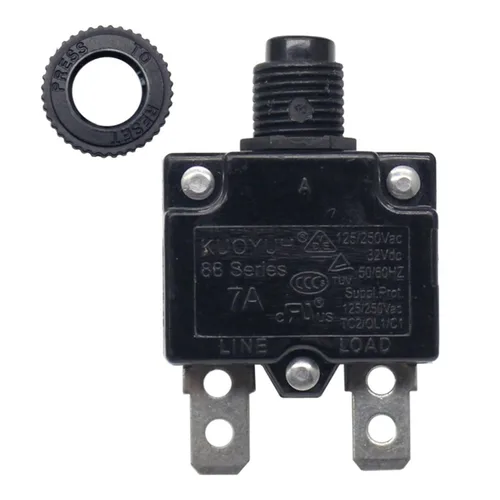 Vista 15 de KUOYUH Serie 88 125/250VAC 32VDC 50/60Hz Disyuntor de Sobrecarga Térmica 3-30A (3A)