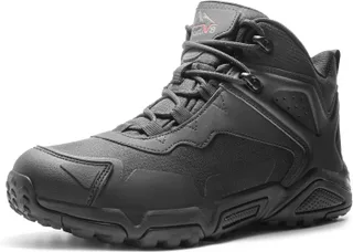 NORTIV 8 Botas de senderismo impermeables para hombre, botas tácticas ligeras para hombres, botas de senderismo para hombres de tobillo medio para