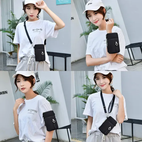 Vista 6 de BIAOTIE Bolsos cruzados pequeños y ligeros para teléfonos celulares bolsa de viaje bolsa de hombro para mujer