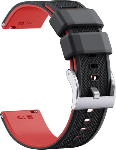 Vista 31 de CARBINOX Correa duradera de 0.866 in compatible con relojes inteligentes ajustables, ajuste seguro