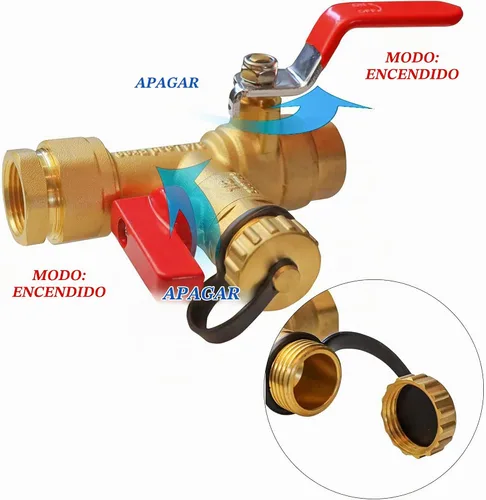 Vista 4 de LIULO TOOL Kit de válvula de servicio de calentador de agua sin tanque de aislamiento IPS de 3/4 pulgadas, con válvula de alivio de presión, latón