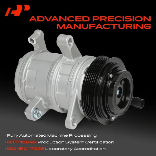 Vista 3 de A-Premium Compresor de aire acondicionado de CA con embrague compatible con Jeep Grand Cherokee 2005-2007, Commander 2006-2007 y Dodge Durango