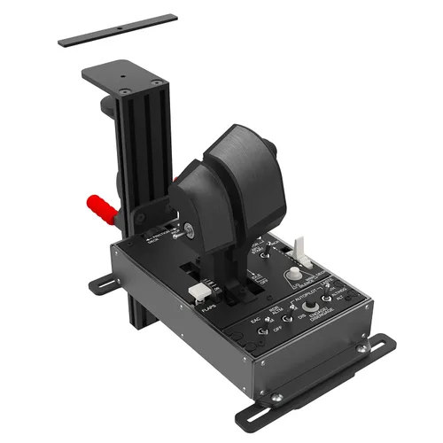 Vista 7 de Easyget 2 Set Joystick Desk Mount, Hotas Mount for Flight Sim Joystick, Throttle & Hotas Systems for Thrustmaster Hotas Warthog T16000M FCST-Flight