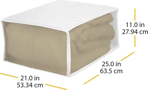 Vista 3 de Whitmor 5003-09, bolsa para cobija., Blanco, 1