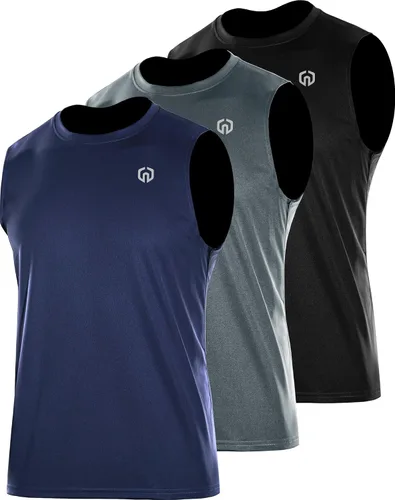 Vista 12 de NELEUS Camiseta sin mangas Dry Fit para hombre