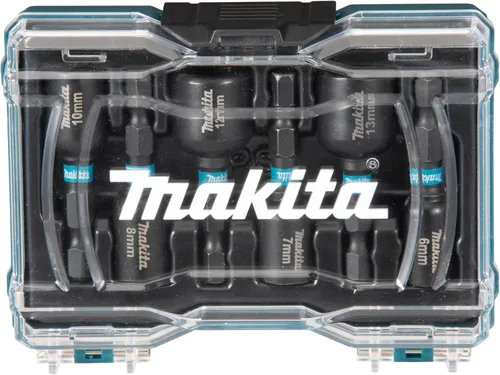 Vista 4 de Makita E-15768 Juego de 6 piezas de destornilladores de impacto negros para tuercas