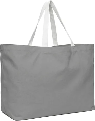 Vista 7 de Bolsa de lona extragrande - La más grande reutilizable para comestibles Premium Big Reusable Grocery Shopping Heavy Duty Robusto, Plegable