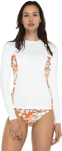 Vista 19 de Private Island Camiseta de entrenamiento de manga larga para mujer con protección UPF 50+ (RGT)