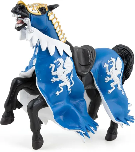 Vista 2 de Caballo del Rey Dragón Azul por Papo
