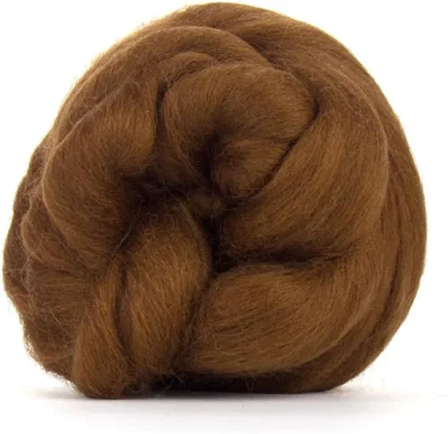 Vista 16 de Revolution Fibers Lana Corriedale teñida 8.2 onzas de parte superior de lana peinada de primera calidad 26 micras, 100% lana Corriedale pura